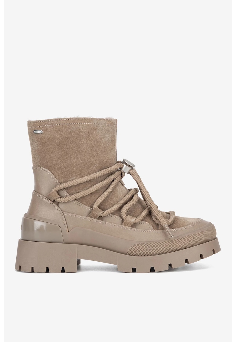 Ghete dama 5905588925958 - Piele intoarsa - Bej - Bej