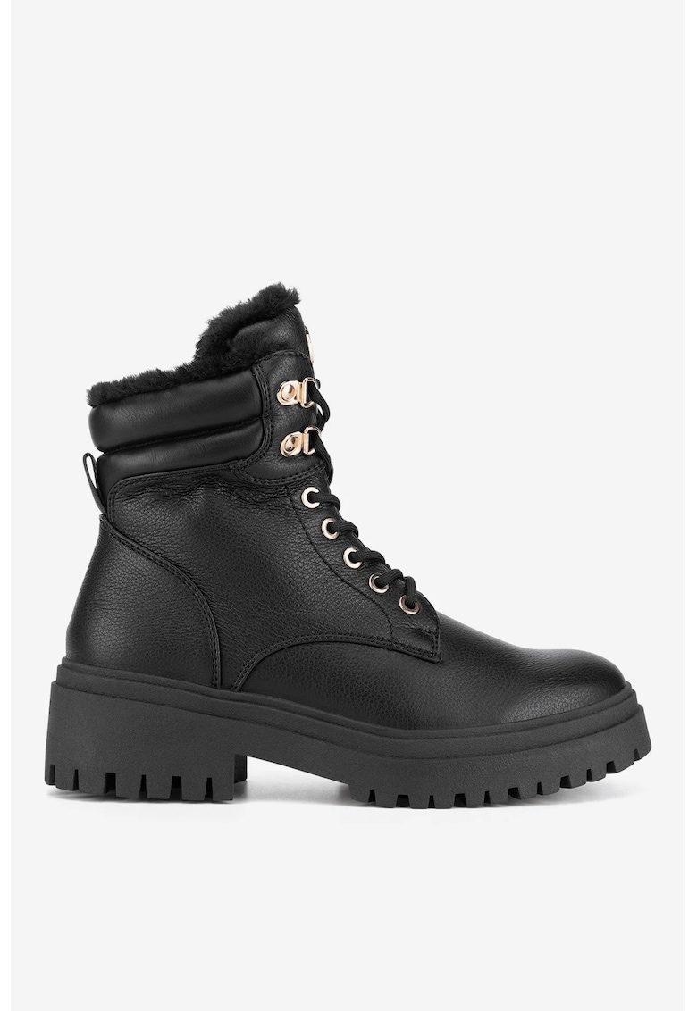 Ghete dama 5905588927303 - Sintetic - Negru - Negru