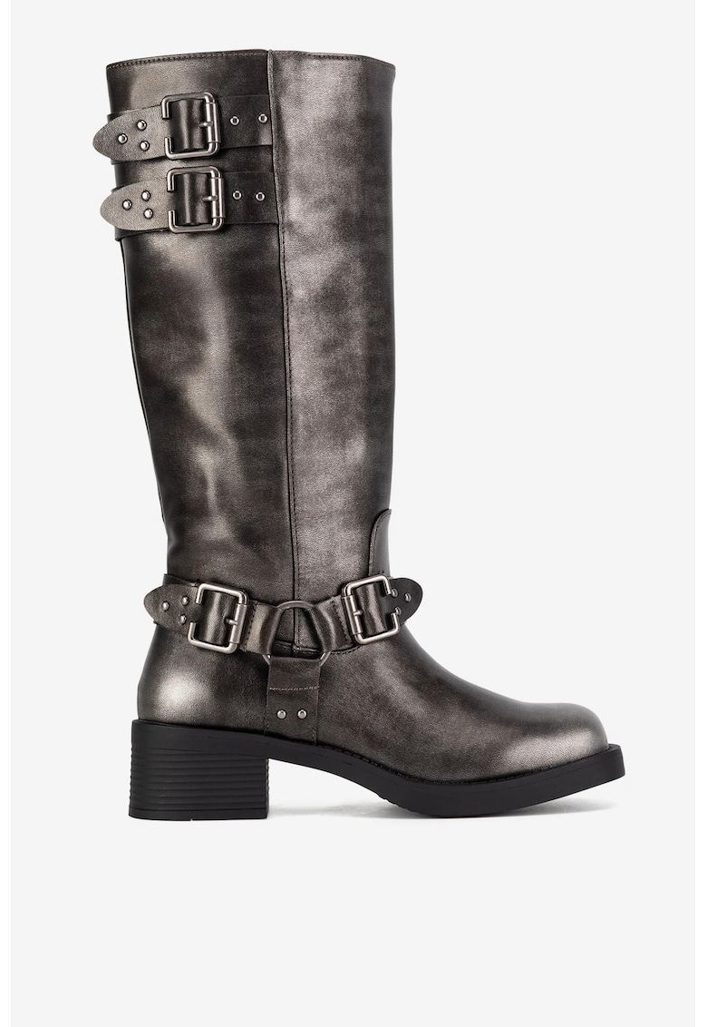 Cizme dama 5905588932406 - Sintetic - Argintiu - Argintiu