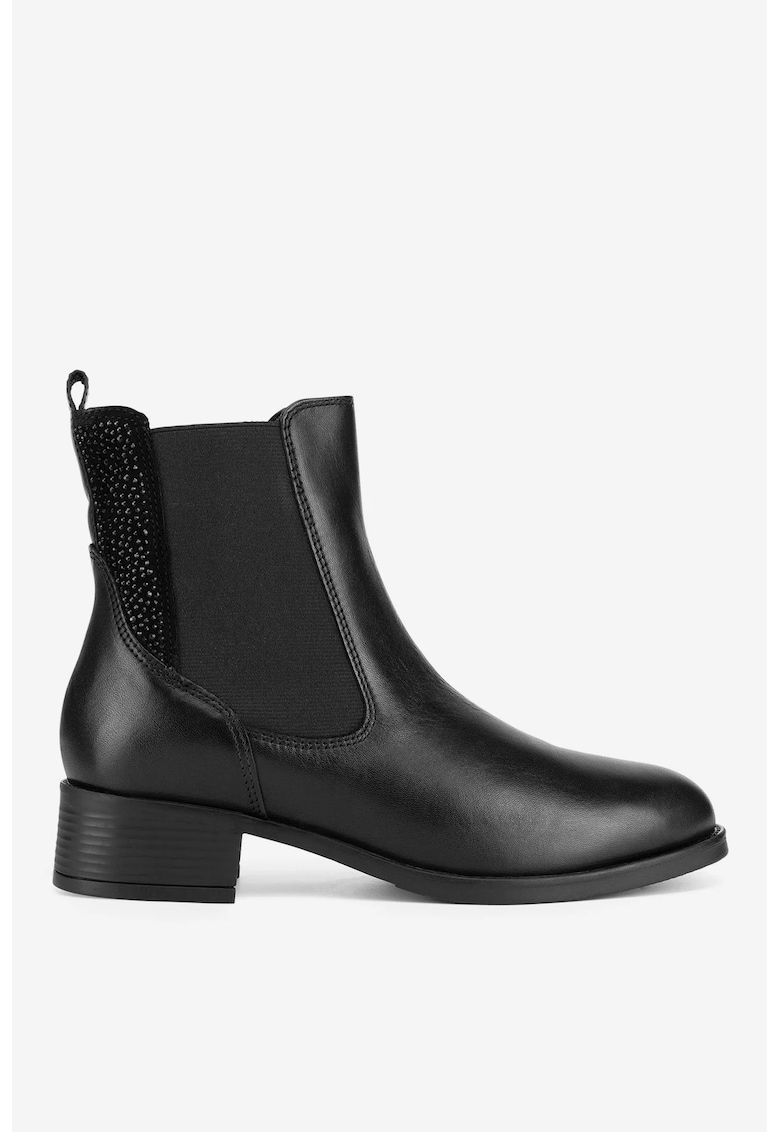 Ghete dama 5905588936961 - Piele naturala - Negru - Negru