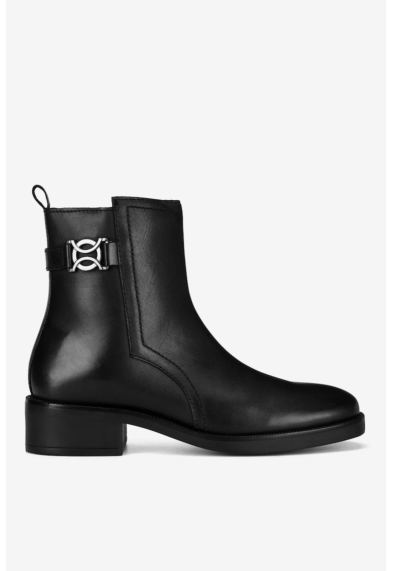 Ghete dama  5905588965930 - Piele naturala - Negru - Negru