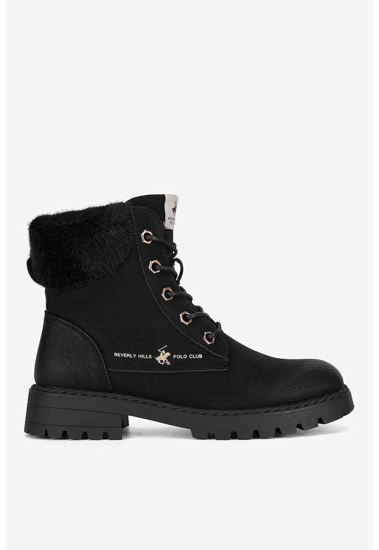 Ghete dama  5905588965671 - Sintetic - Negru - Negru