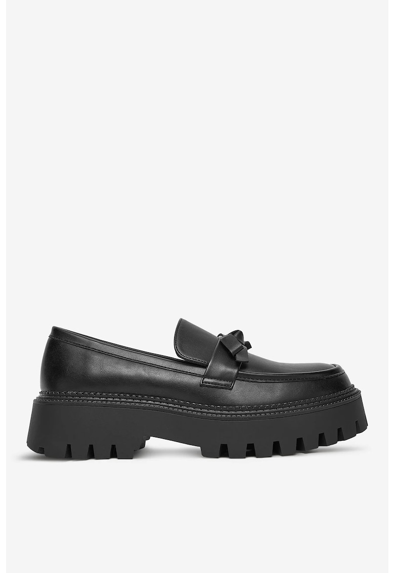 Mocasini  Negru Sintetic - Negru