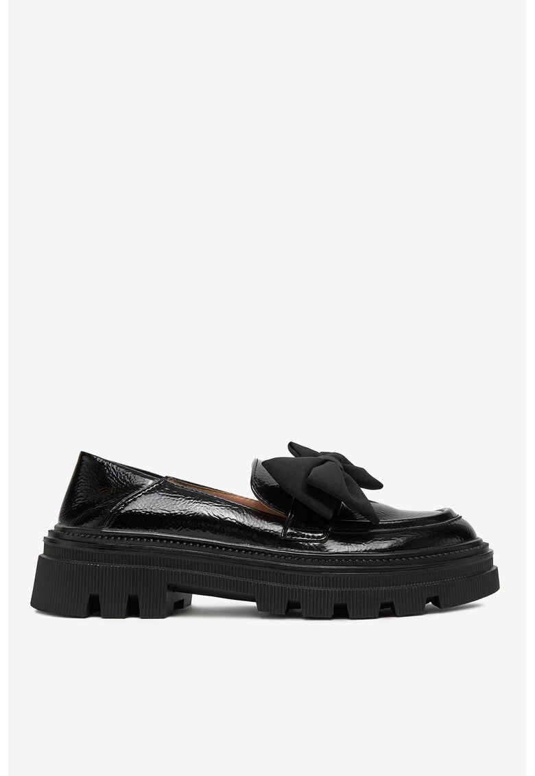 Mocasini  Material Sintetic - Culoare Negru - Negru