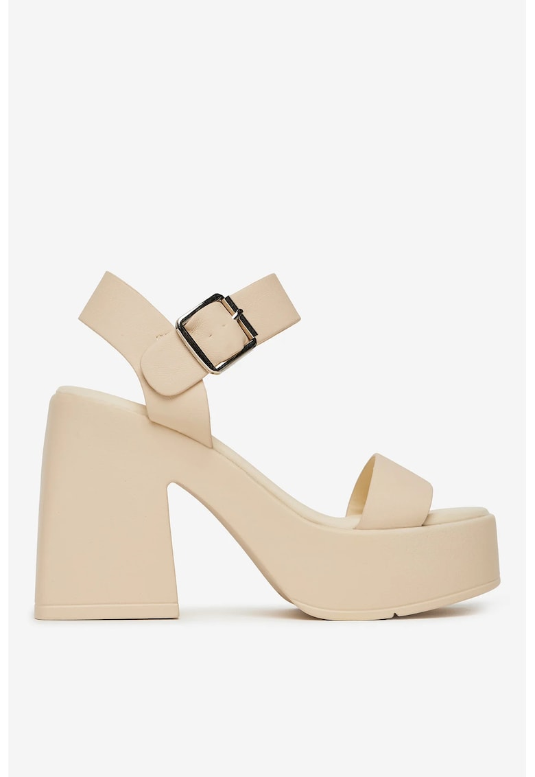 Sandale  Sintetic - Bej -