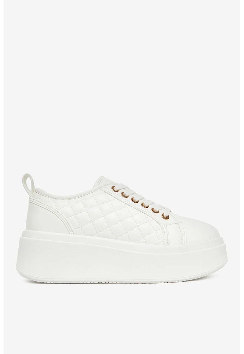 Tenisi  Material Sintetic - Culoare Albă - Alb