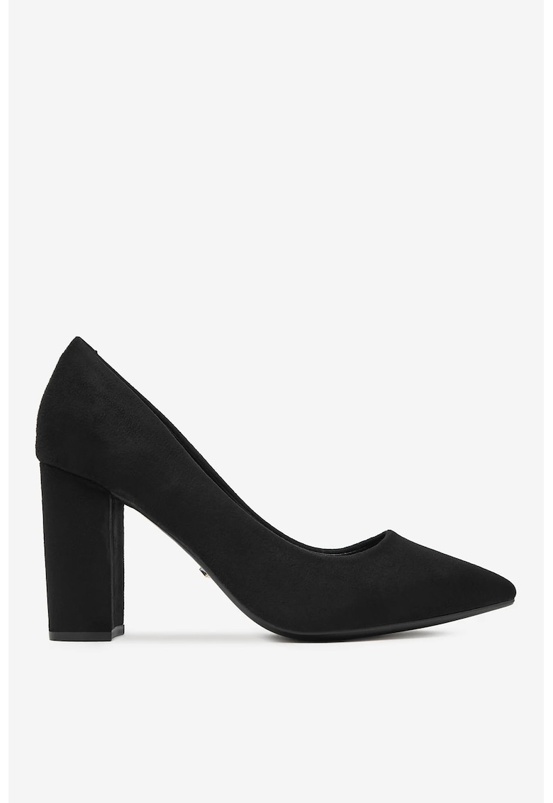 Pantofi  Negru - Material Textil - Negru