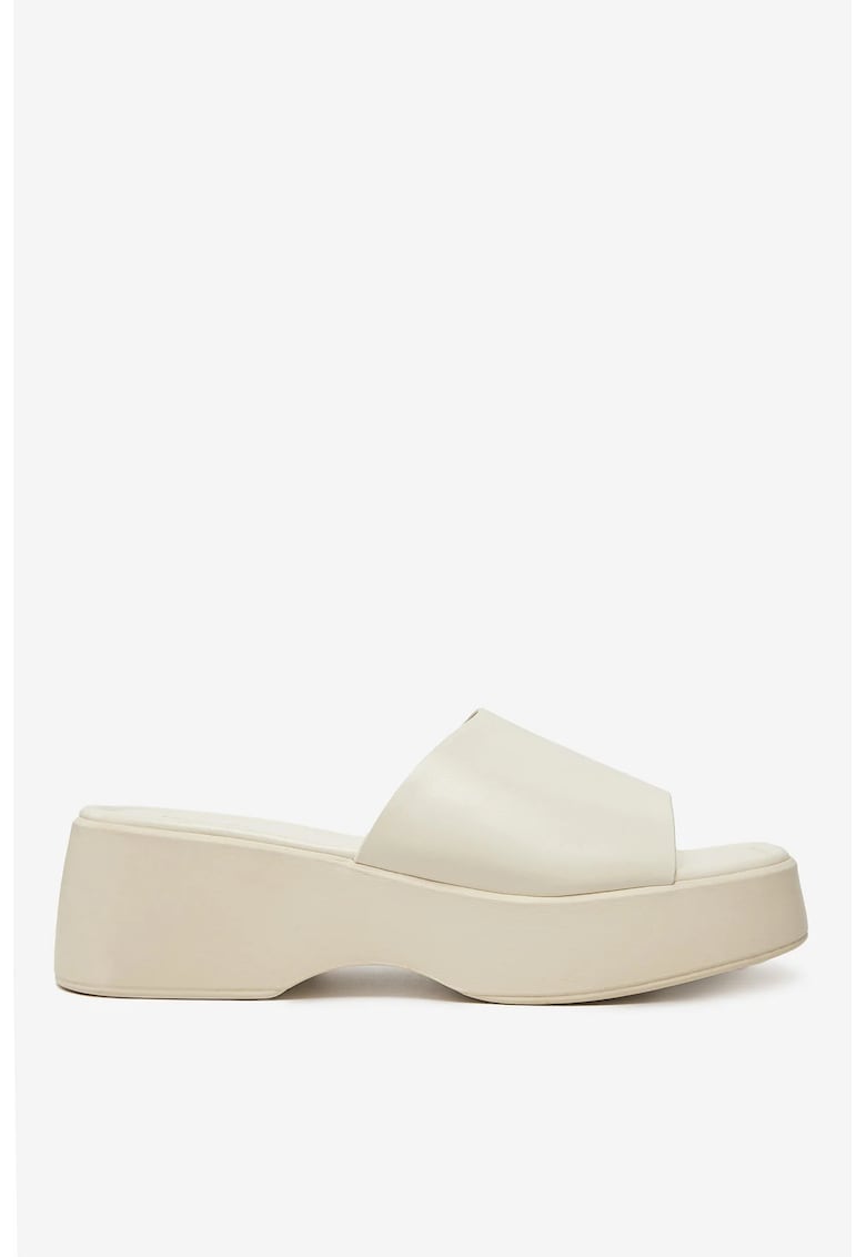 Sandale cu platforma  Sintetic - Alb - Alb