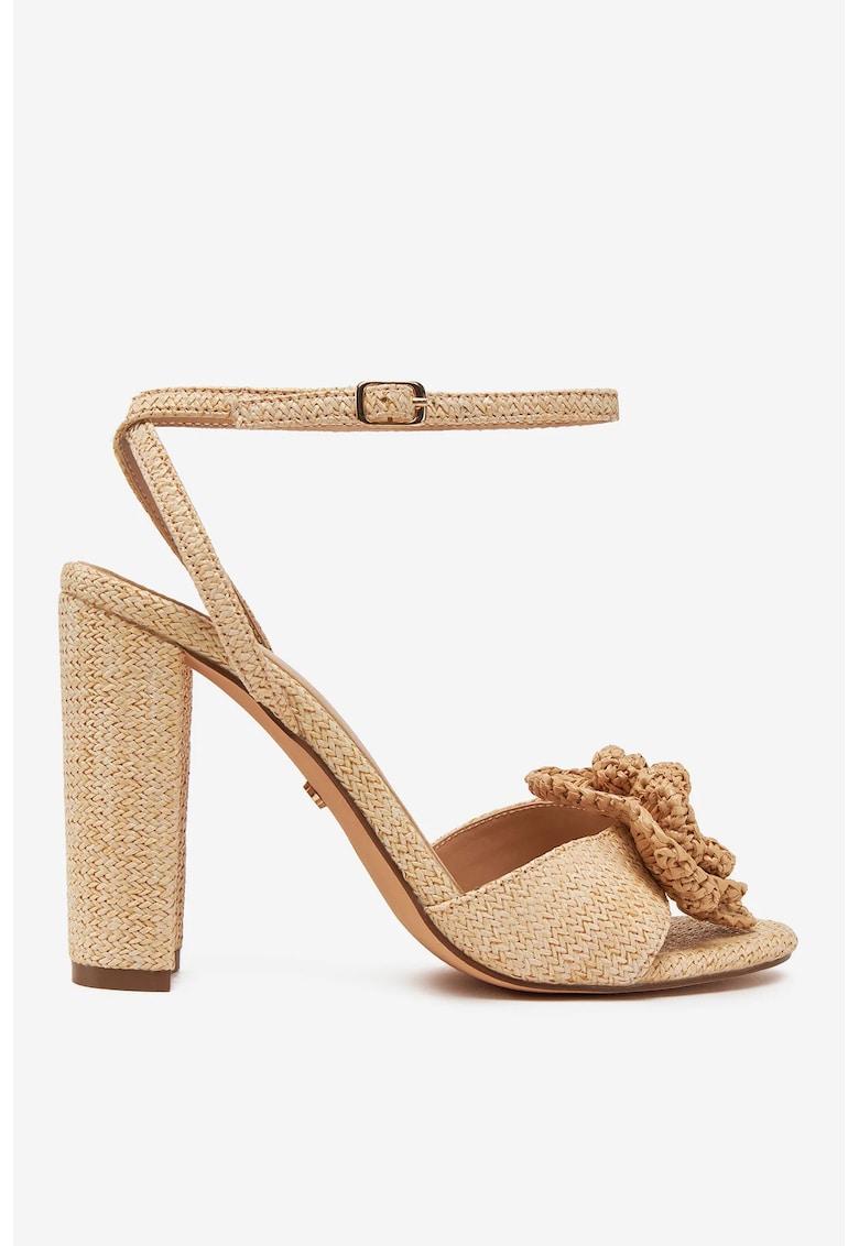 Sandale  Bej - Material Sintetic - Bej