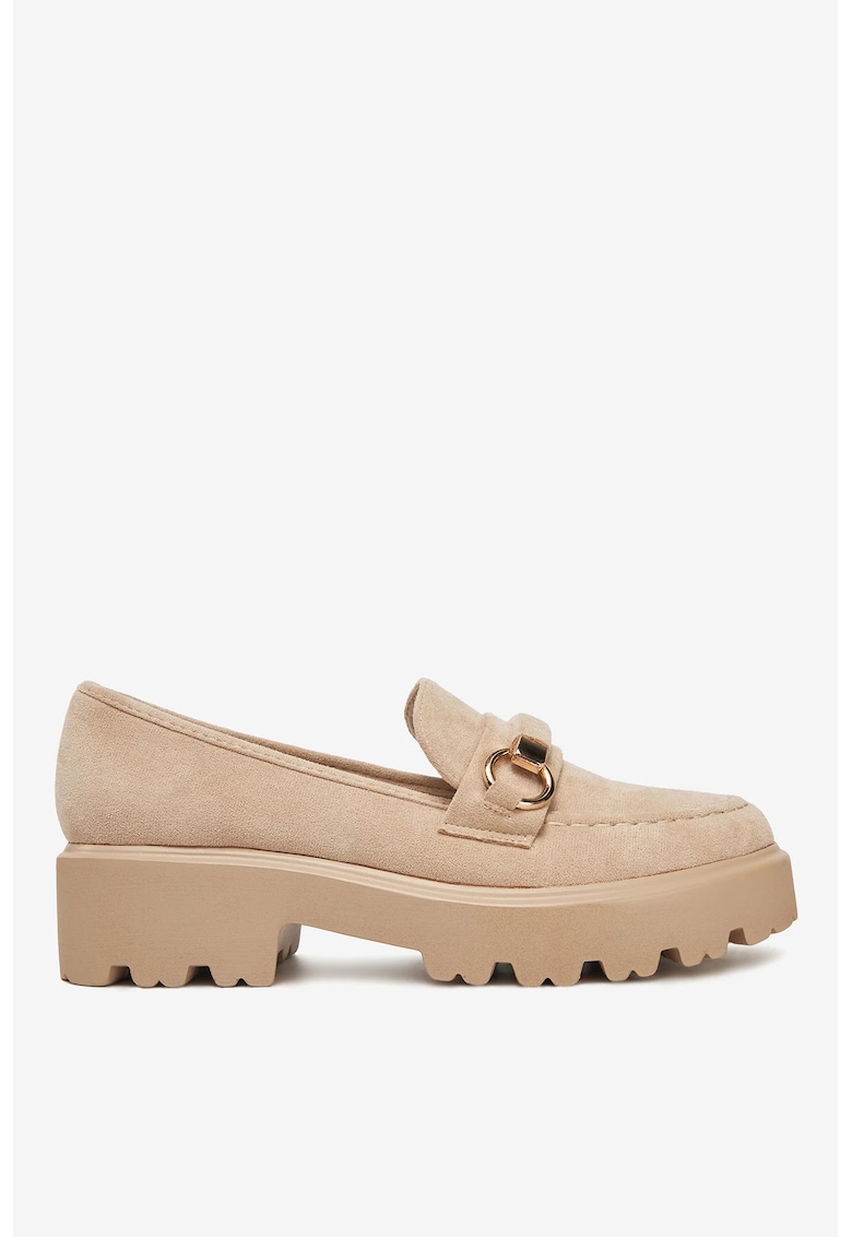 Mocasini  Culoare Bej - Bej