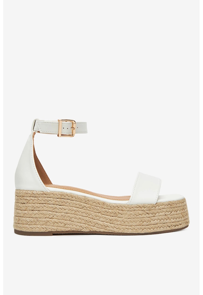 Sandale  Sintetic - Alb - Alb