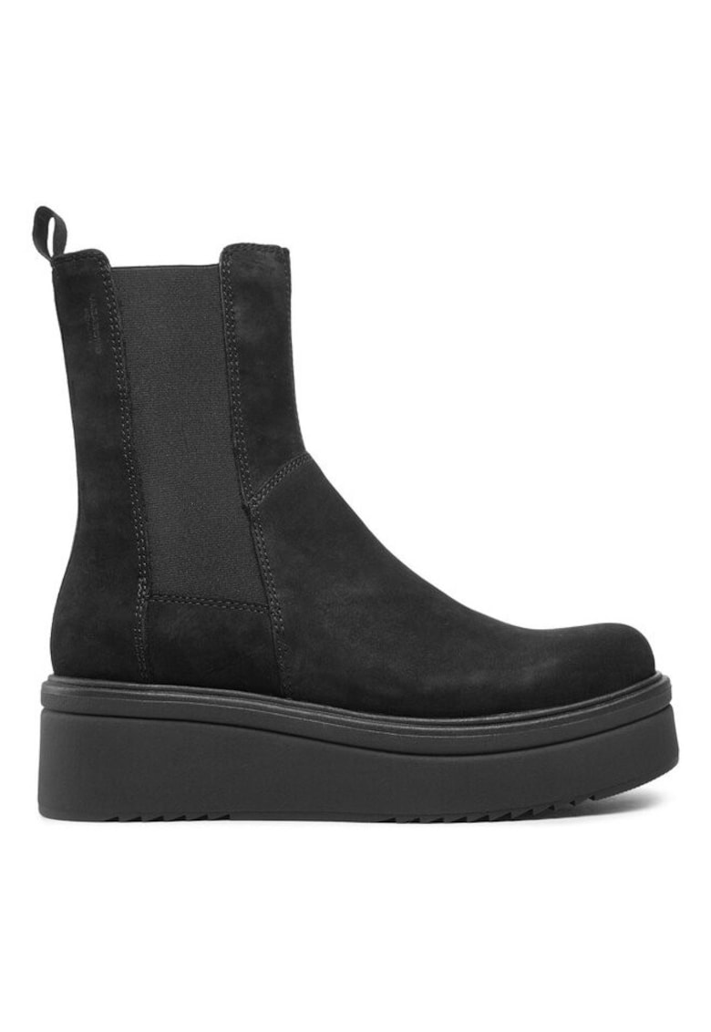 Ghete dama  301242772 - Piele naturala - Negru - Negru