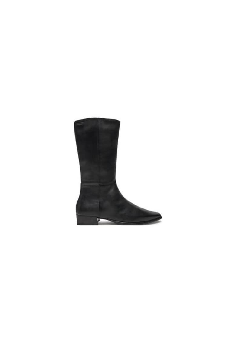 Ghete dama  304622687 - Piele naturala - Negru - Negru