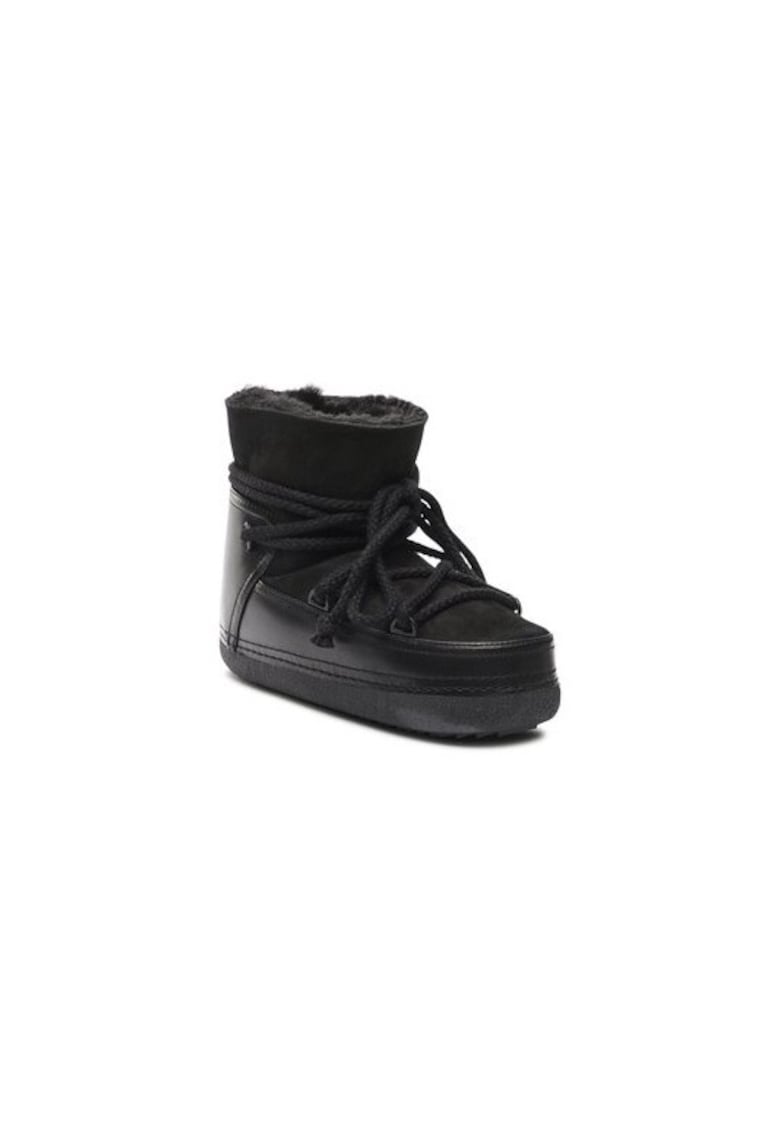 Ghete dama  303114640 - Piele naturala - Negru - Negru