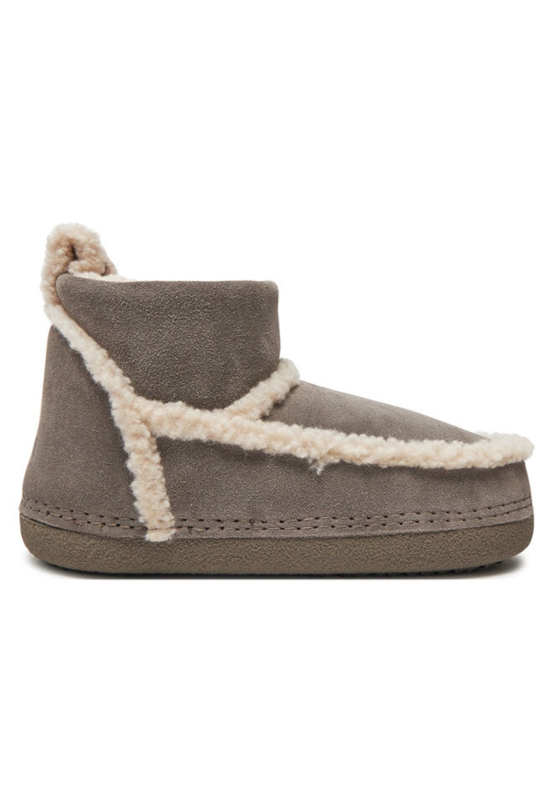 Ghete dama  304362606 - Piele naturala - Gri - Gri