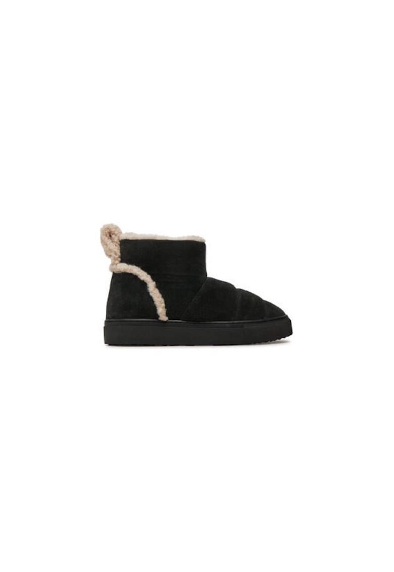 Ghete dama  304363023 - Piele naturala - Negru - Negru