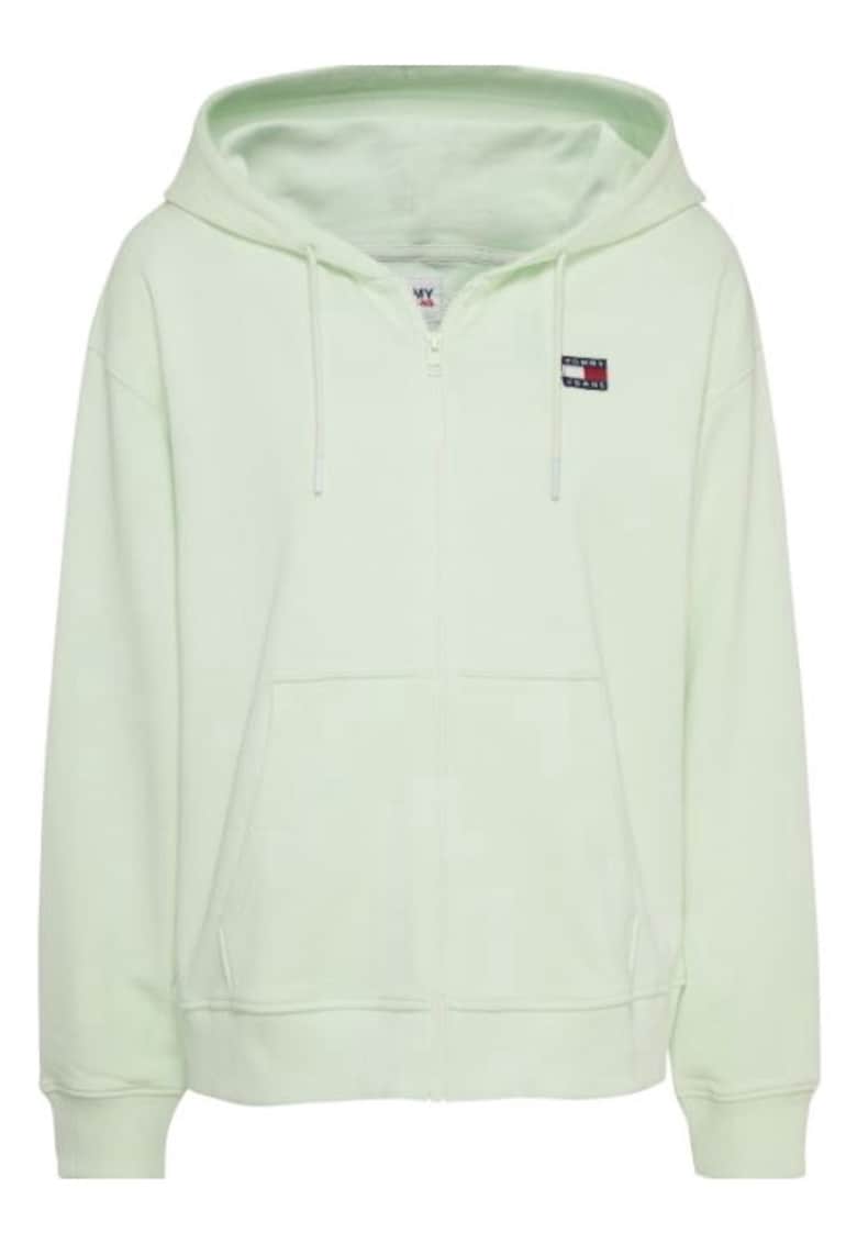 Hanorac oversize pentru femei -  Bumbac - Verde menta - Mint