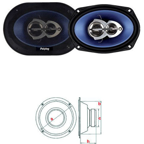 Oferte la Boxe auto SET DIFUZOARE AUTO 6 x 9 inch