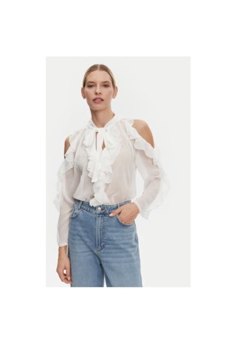 Bluza dama -  305340900 - Poliester - Alb - Alb