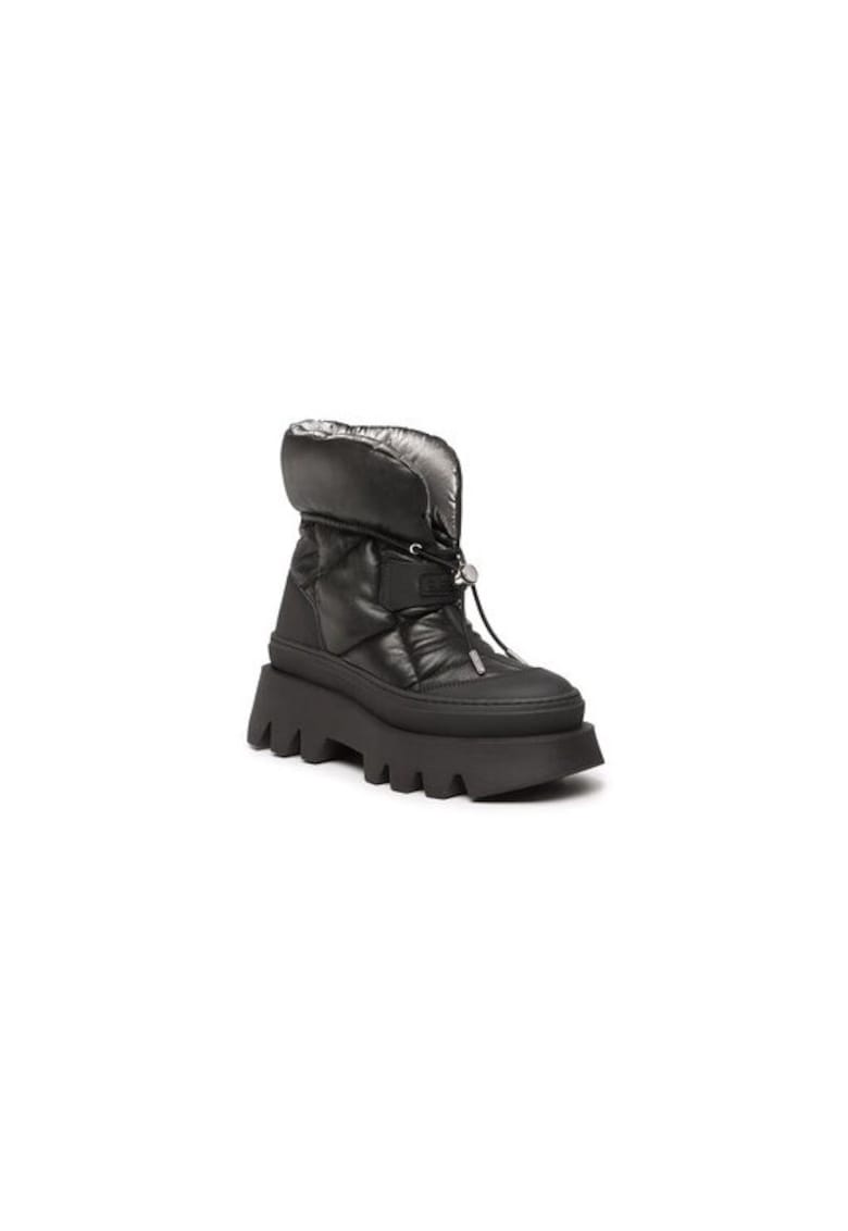 Ghete dama 302633487 - Piele ecologica - 40 EU - Negru