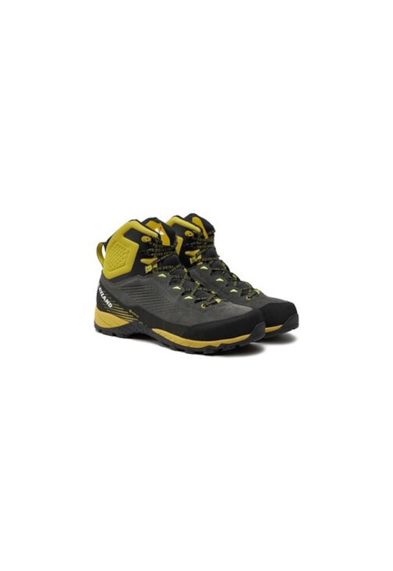 Bocanci trekking barbati 304760808 - Piele naturala - Gri - Gri