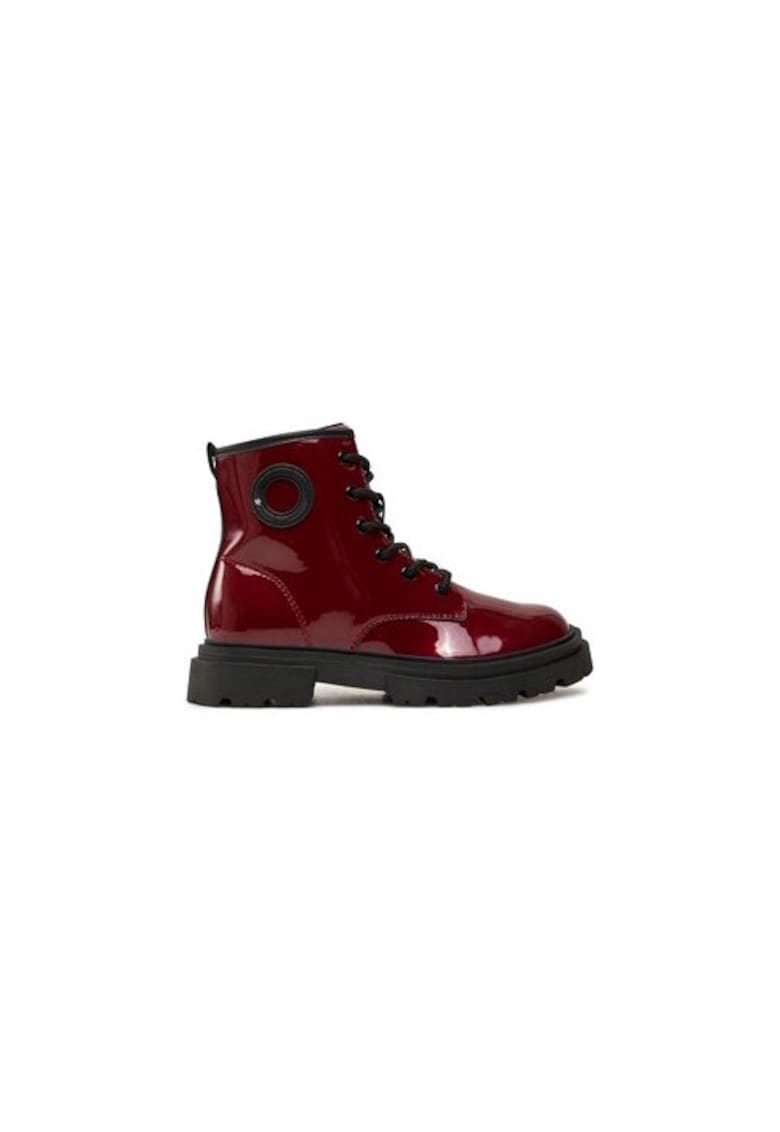 Oferte la Cizme fete  304321139 - Piele naturala - Rosu - Rosu