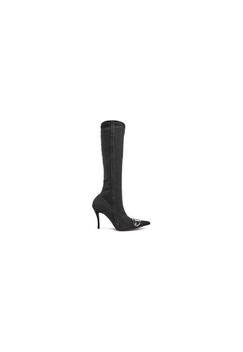 Oferte la Cizme dama  305027856 - Textil - Negru - Negru