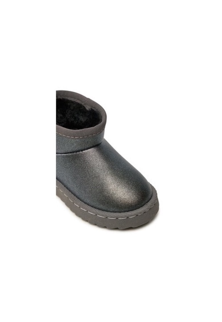 Ghete fete  304747908 - Piele ecologica - Argintiu - Argintiu