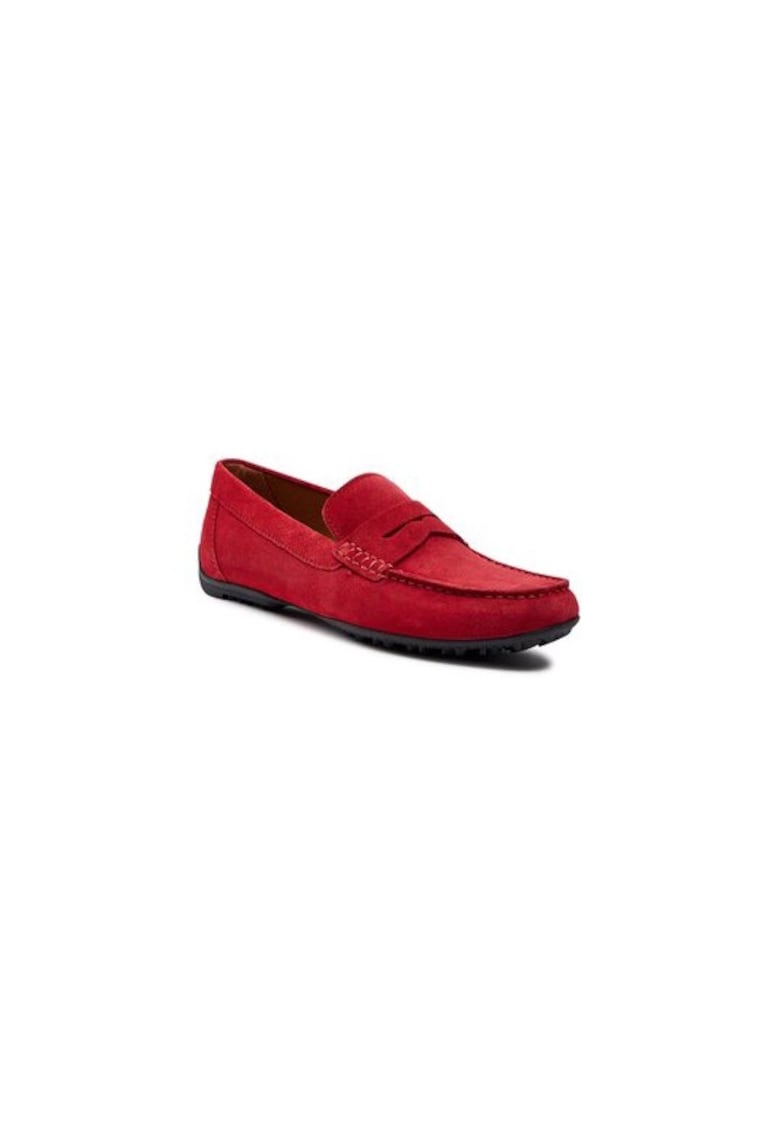Mocasini barbati  303467692 - Piele naturala - Rosu - Rosu