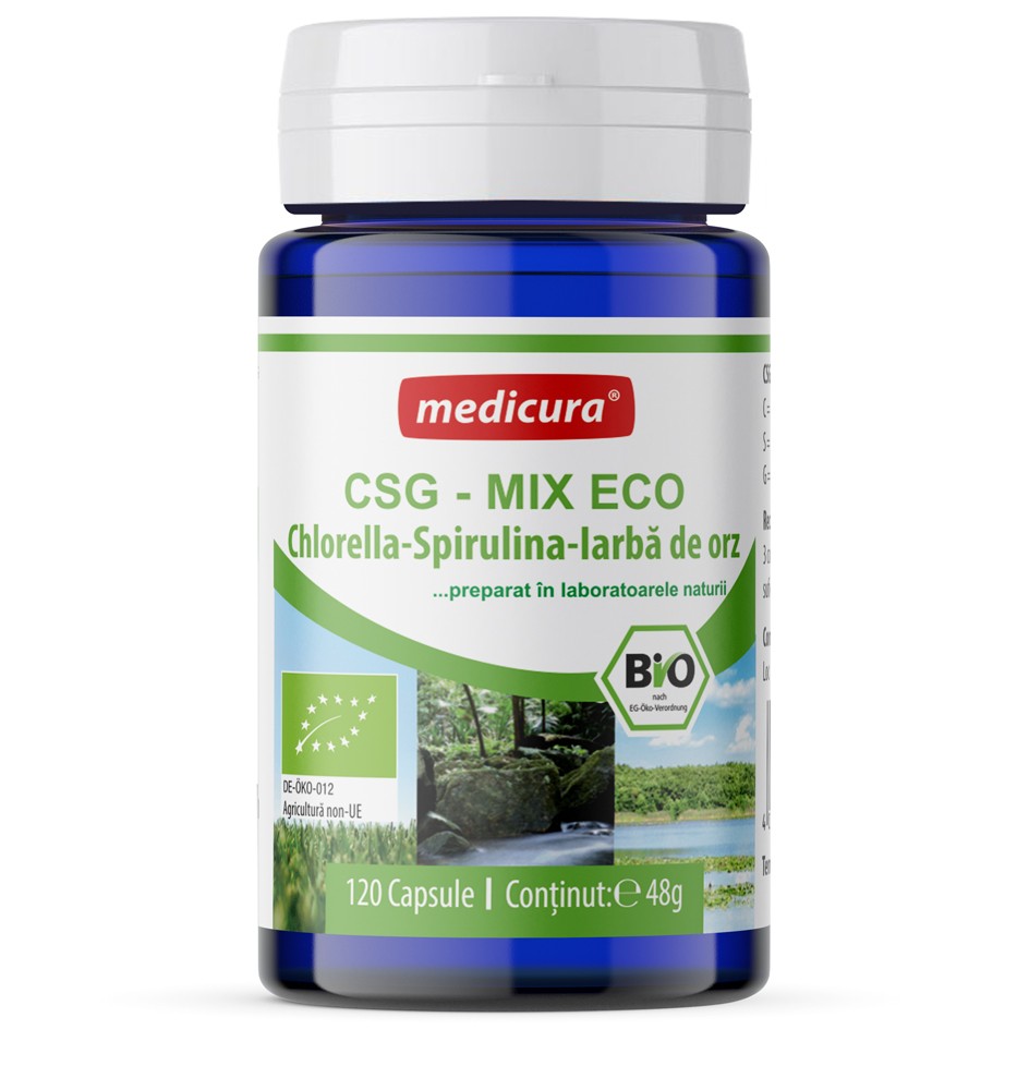 Oferte la CSG Mix BIO, 120 comprimate/48 g Medicura
