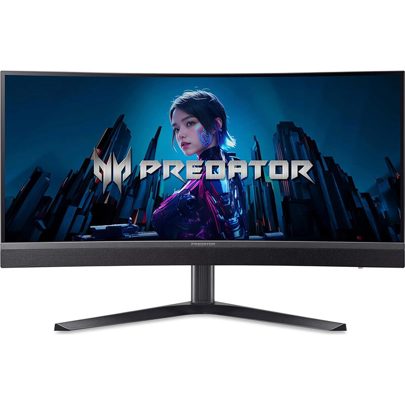 Monitor LED Gaming Curbat Predator X34 V3 X34V3bmiiphuzx 34 inch UWQHD VA 180Hz Black
