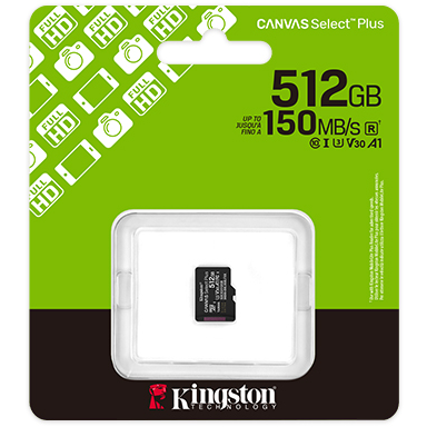 Card Canvas Select Plus Gen3 512GB MicroSDXC Clasa 10