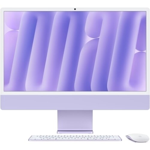 Sistem All in One iMac 4.5K 23.8inch Retina M4 8-Core 16GB 512GB SSD macOS Purple