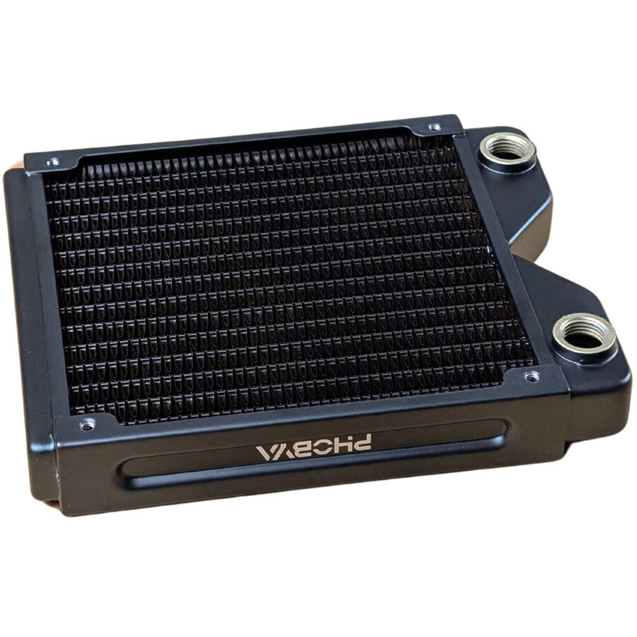 Radiator Phobya R27-S140 140mm 18 FPI Cupru 2x G1/4inch Negru