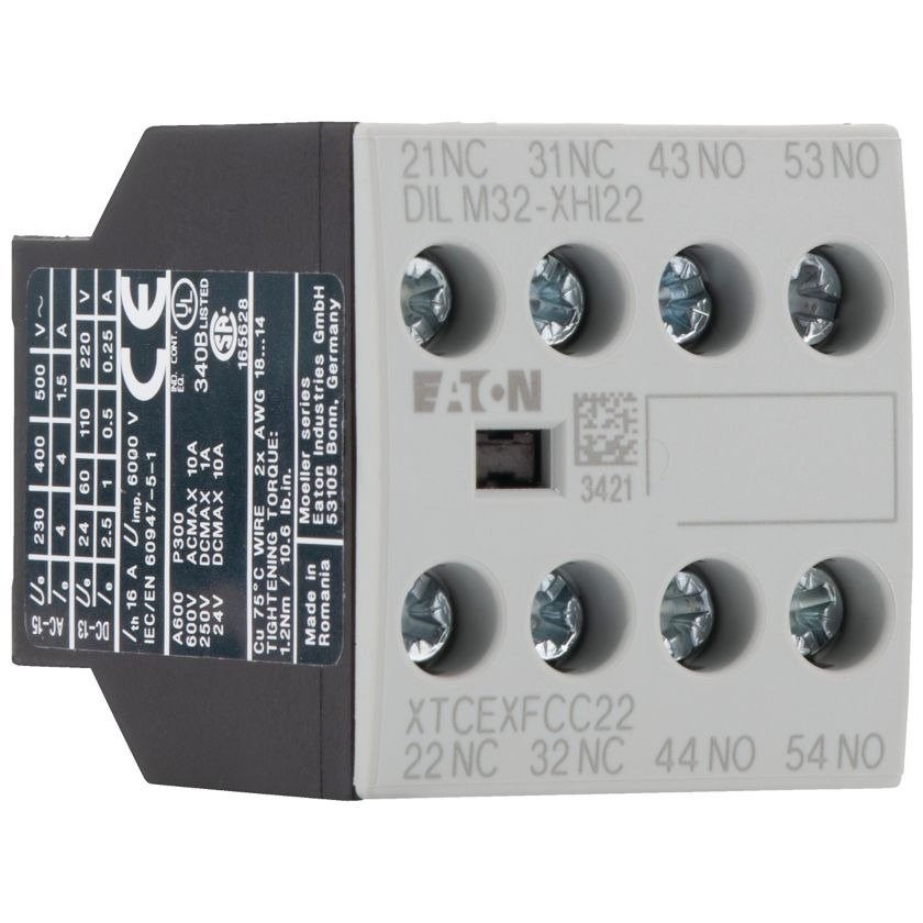 Modul contacte auxiliare DILM32-XHI22, 2NO+2NC Eaton Moeller 277377