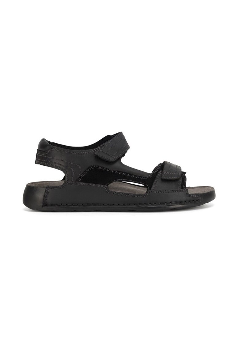 Sandale barbati - 590559 - Piele naturala - Negru - Negru