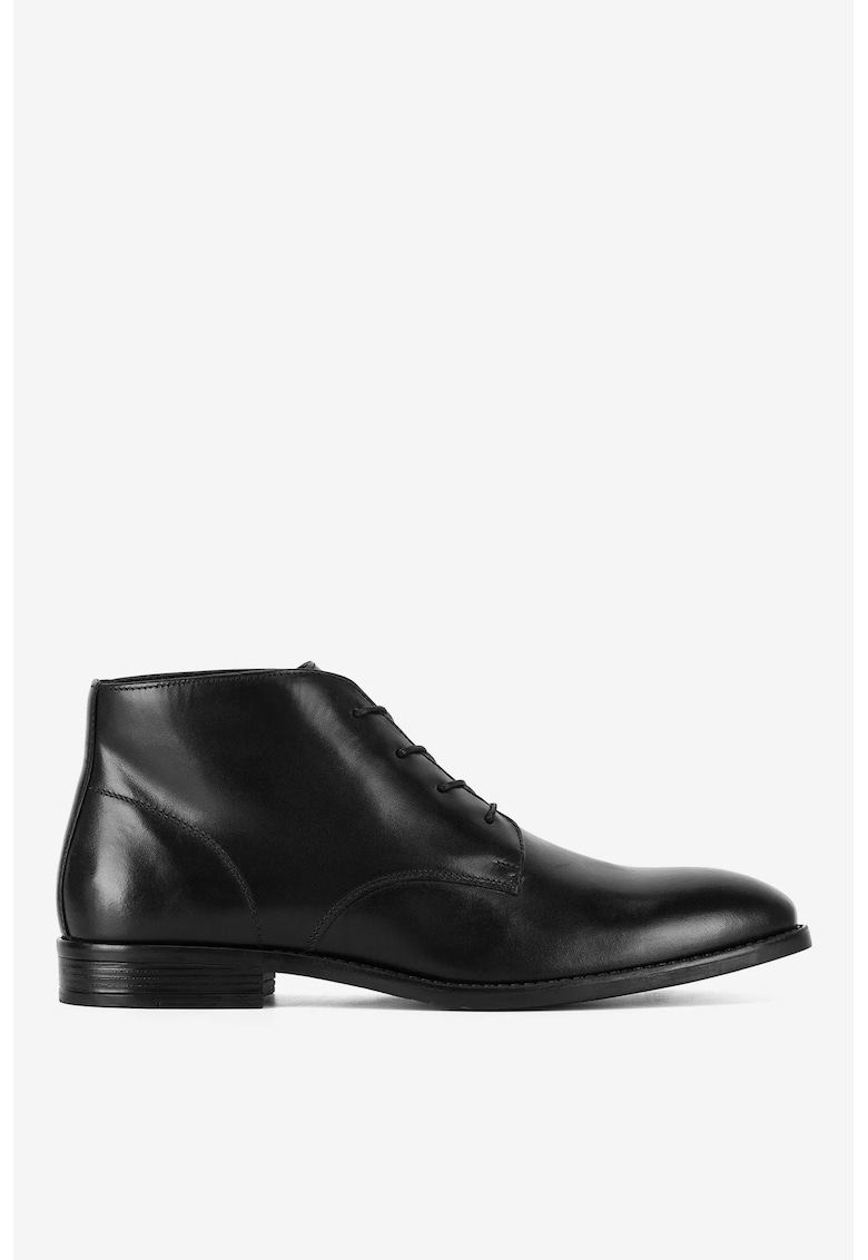 Ghete barbati 5905588775577 - Piele naturala - Negru - Negru