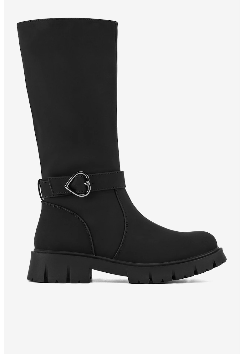 Cizme dama 5905588917052 - Sintetic - Negru - Negru