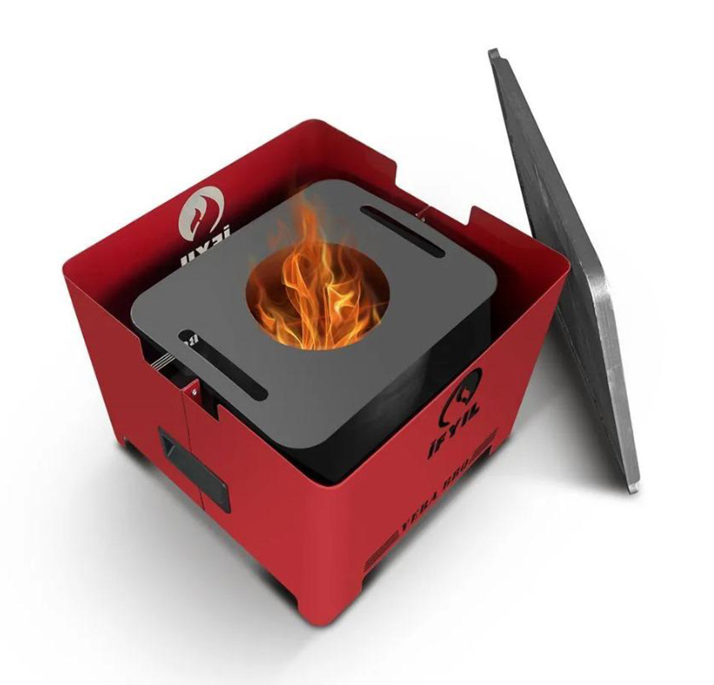 Gratar VERA BBQ pe peleți portabil plita din fonta