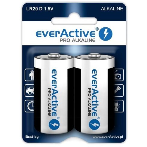 Oferte la Baterie  Alcalina Pro x2 LR20 D 1.5V  Alb