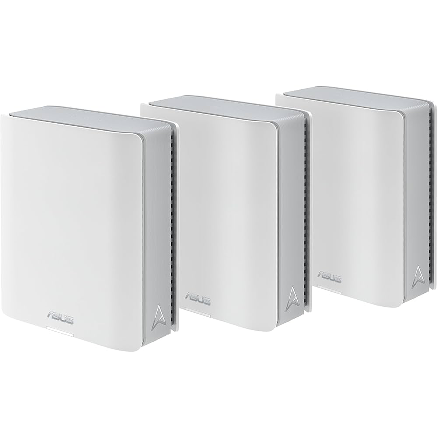 Oferte la Sistem Mesh ZenWiFi BT10(3PK) BE18000 Tri Band Wi-FI7 18 Gbps Porturi Dual 10G 4G & 5G Mobile Tethering Alb