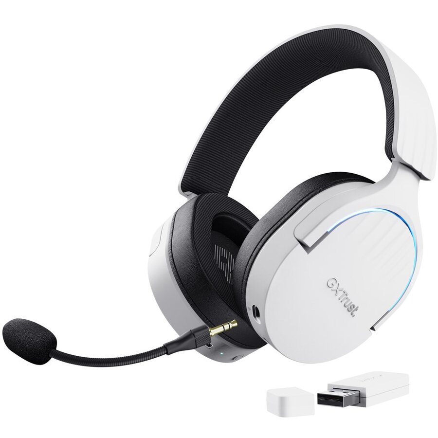 Oferte la Casti GXT 491W FAYZO Gaming USB Type-C Bluetooth Alb