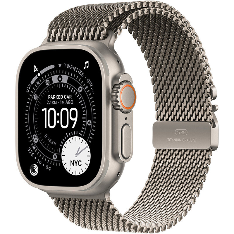 Oferte la Smartwatch Watch Ultra 3 Cellular 49mm Natural Titanium Case Natural Titanium Milanese Loop Medium