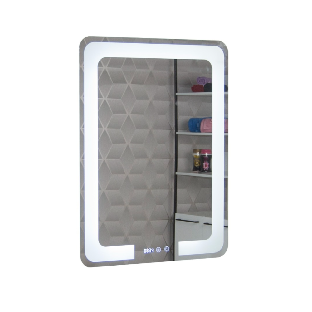 Oferte la Oglinda de baie Badenmob MD1, cu iluminare LED, dreptunghiulara, 60 x 80 cm