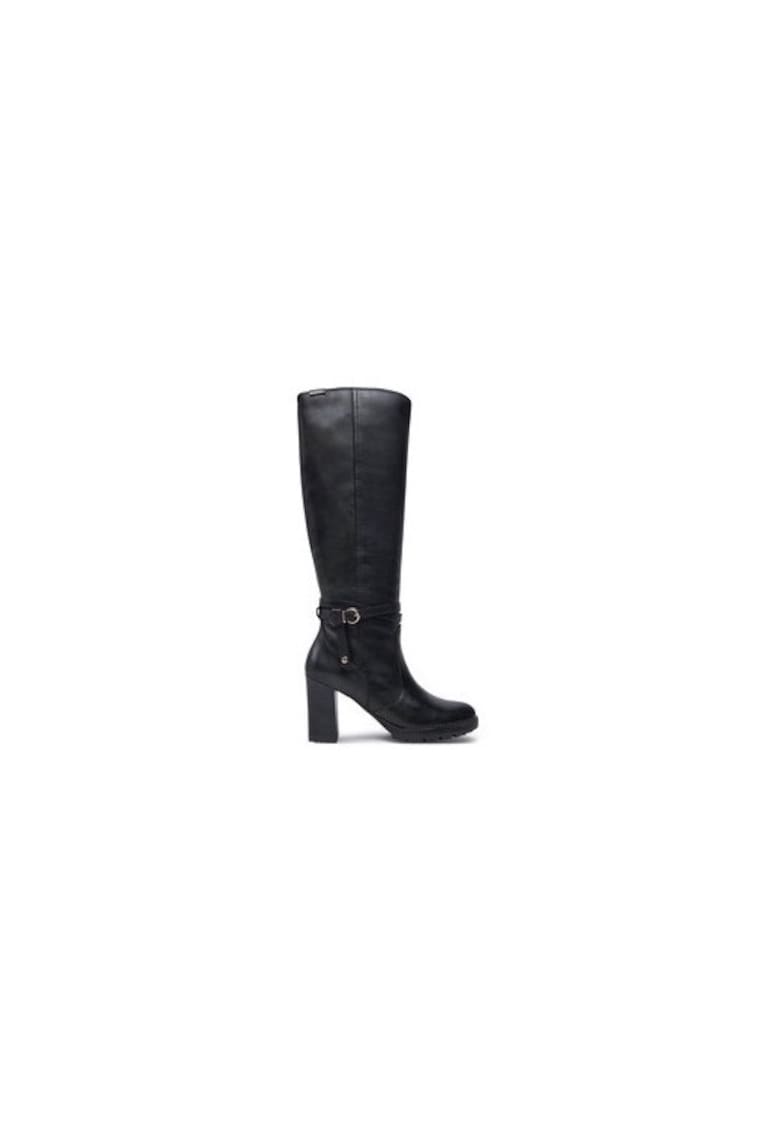 Oferte la Cizme dama  304359385 - Piele naturala - Negru - Negru