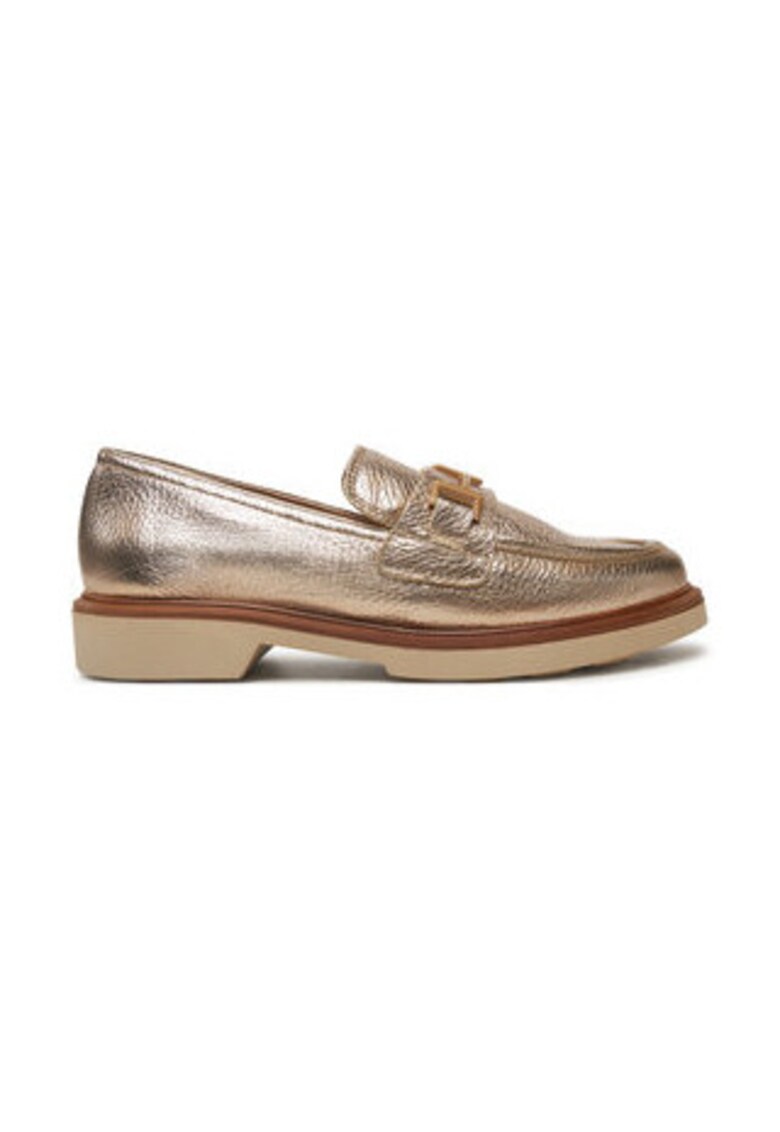 Oferte la Mocasini dama  piele naturala - auriu - Auriu
