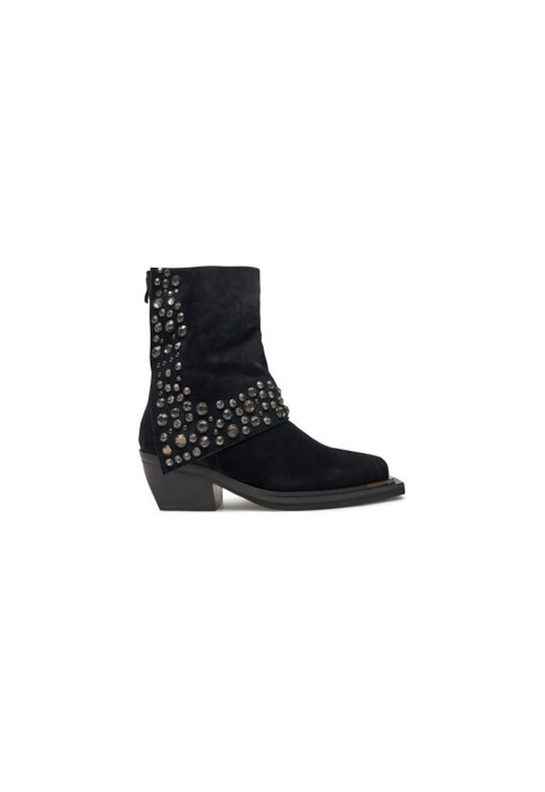 Oferte la Ghete dama  304523762 - Piele naturala - Negru - Negru