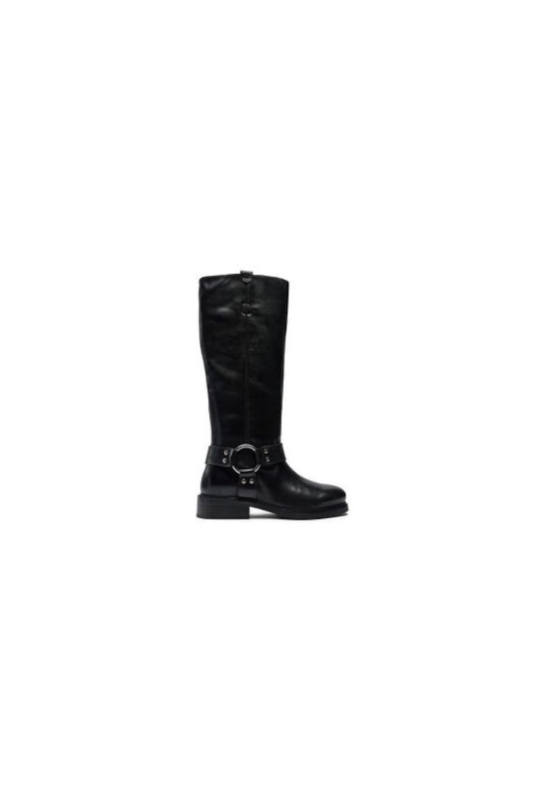 Oferte la Cizme dama  304553493 - Piele naturala - Negru - Negru