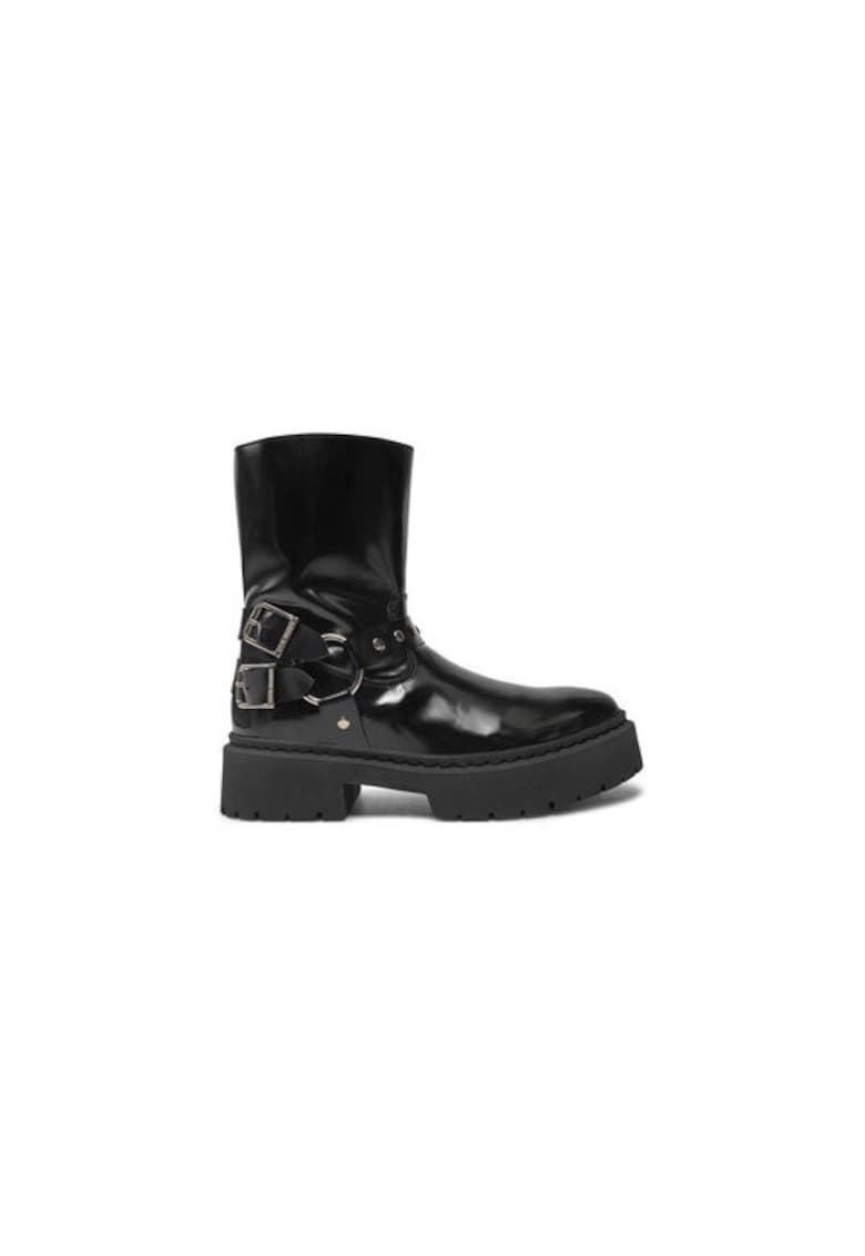 Oferte la Ghete dama  304364891 - Piele naturala - Negru - Negru