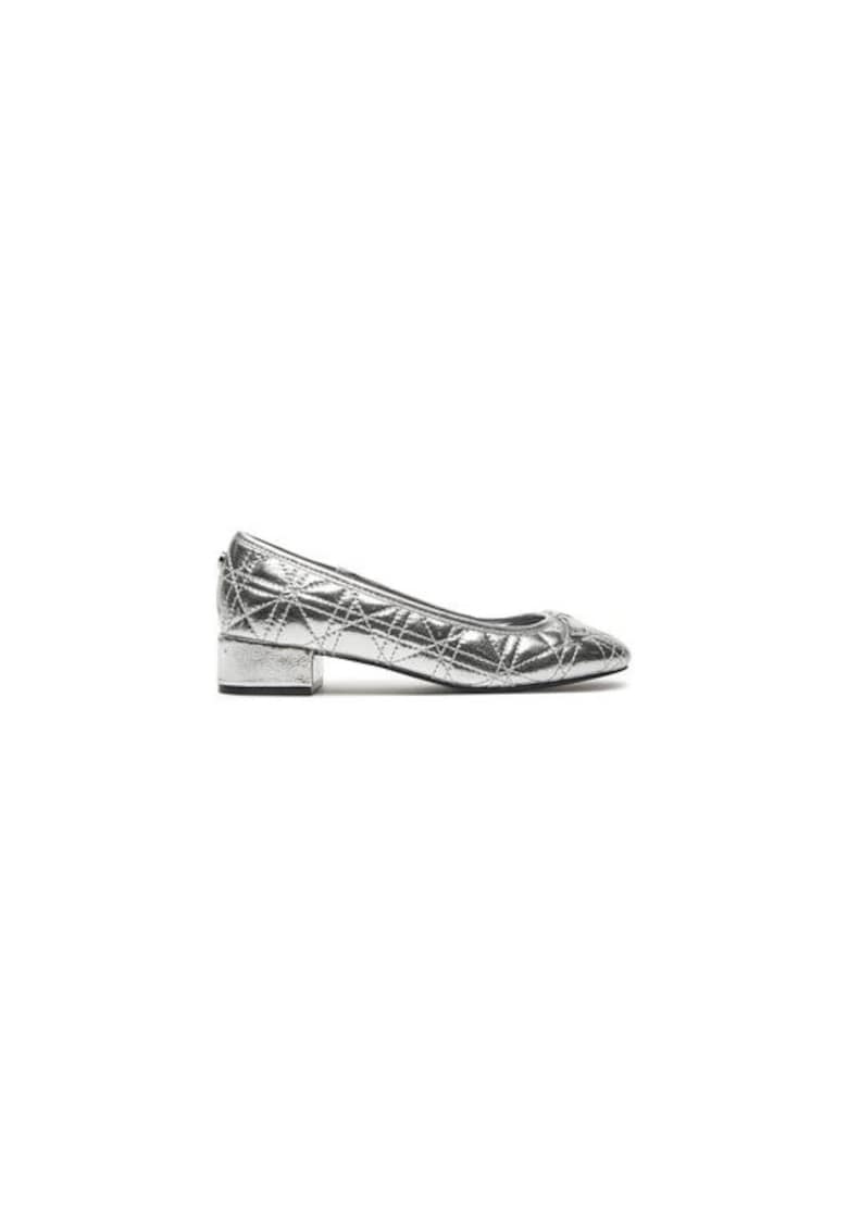 Oferte la Pantofi dama  304679094 - Piele naturala - Argintiu - Argintiu